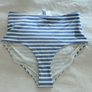 & Other Stories high waisted striped Bikini Briefs